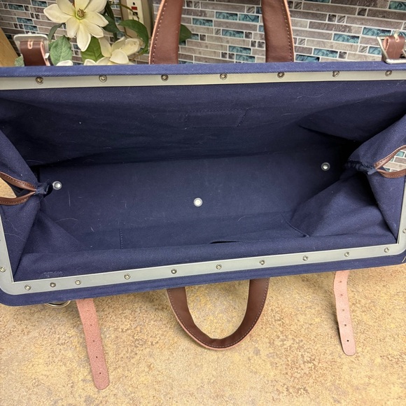 Line of Trade Weekender blue canvas bag - Picture 8 of 8